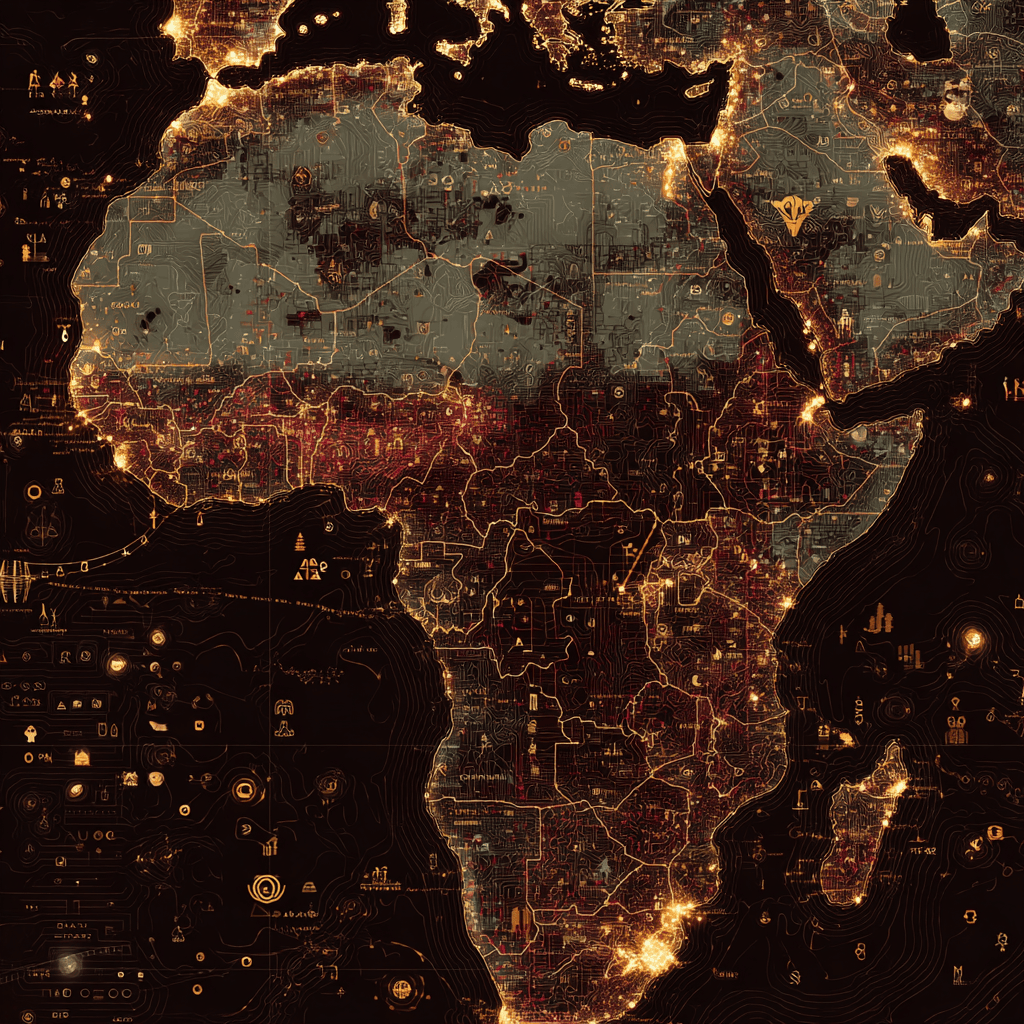 Afrocentric Map of Africa